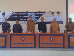 Buka Musrenbang Kecamatan, Berikut Ini Penjelasan Camat Bakam