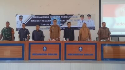 Buka Musrenbang Kecamatan, Berikut Ini Penjelasan Camat Bakam