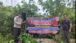 Sudah Terjadi Beberapa Titik Kebakaran, Polsek Sungailiat Giatkan Sosialisasi Pencegahan Karhutla
