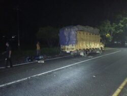 Oknum Anggota Polsek Merawang Alami Kecelakaan di Jalan Kenanga Sungailiat, Sopir Truk Diduga Tak Miliki SIM