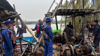 Tim Gabungan Tertibkan Aktivitas Penambangan Jade Bahrin, Serta Pemasangan Spanduk Himbauan